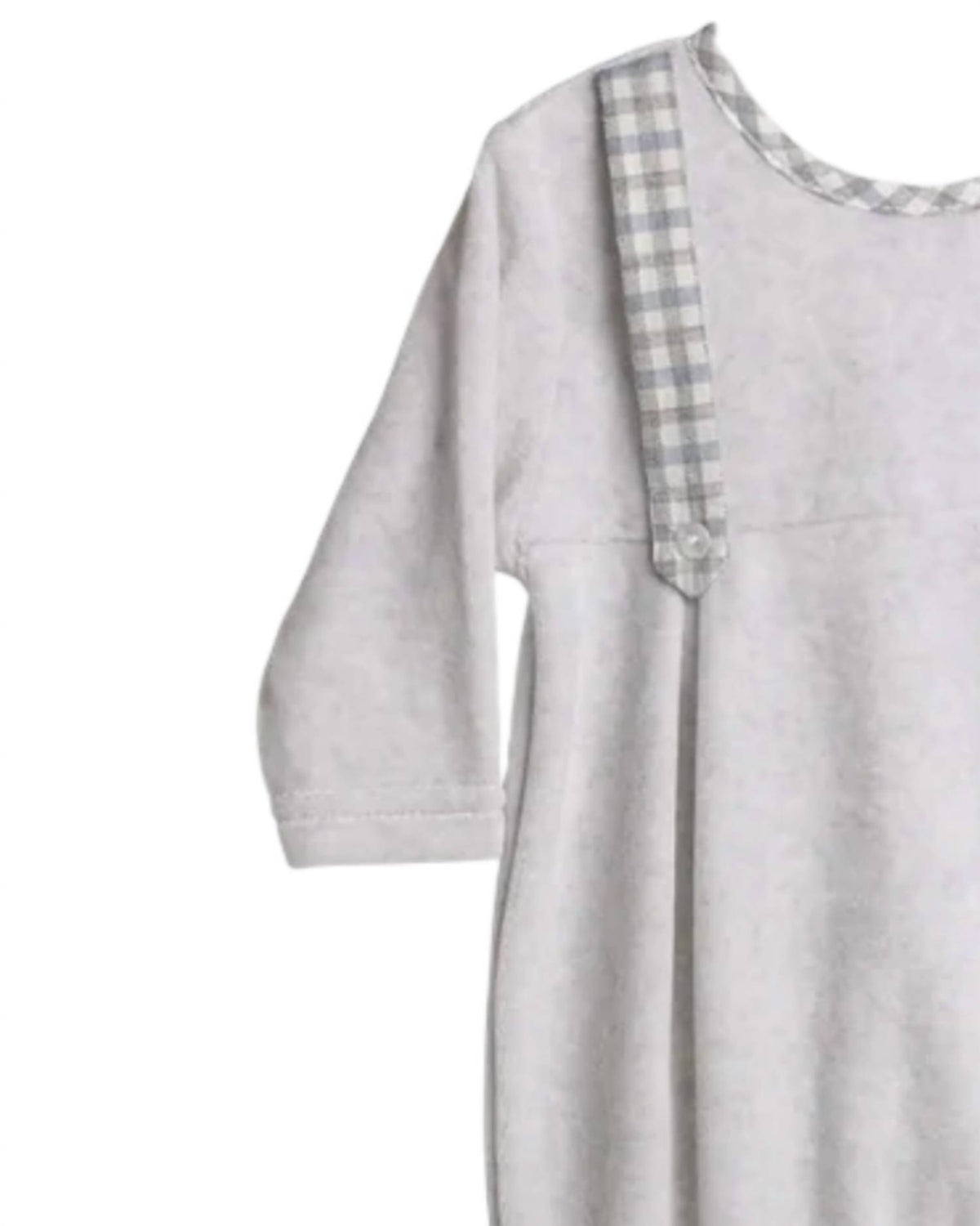 Baby Boys Faux Plaid Overall Footie
