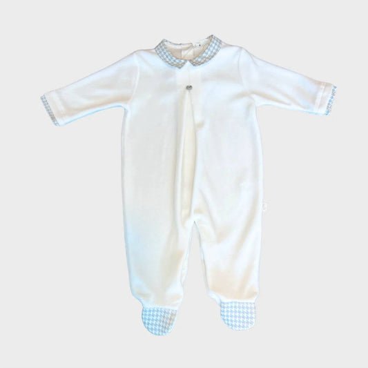 Baby Boys Velour Footie