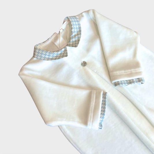 Baby Boys Velour Footie