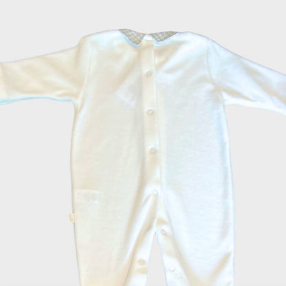 Baby Boys Velour Footie