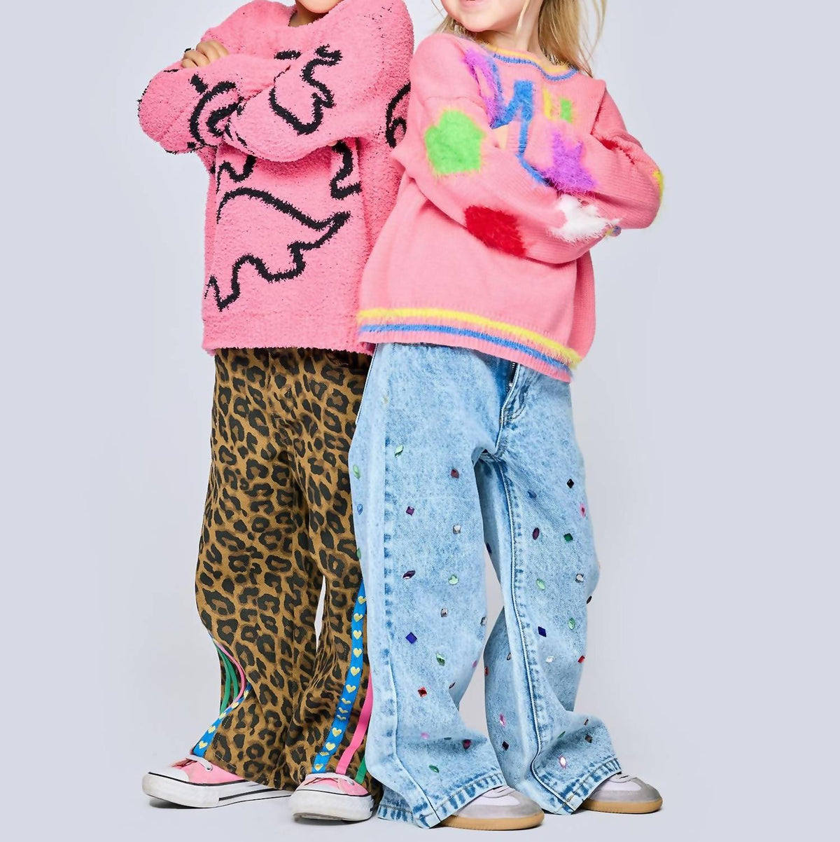 Girl's Smile Fuzzy Sweater