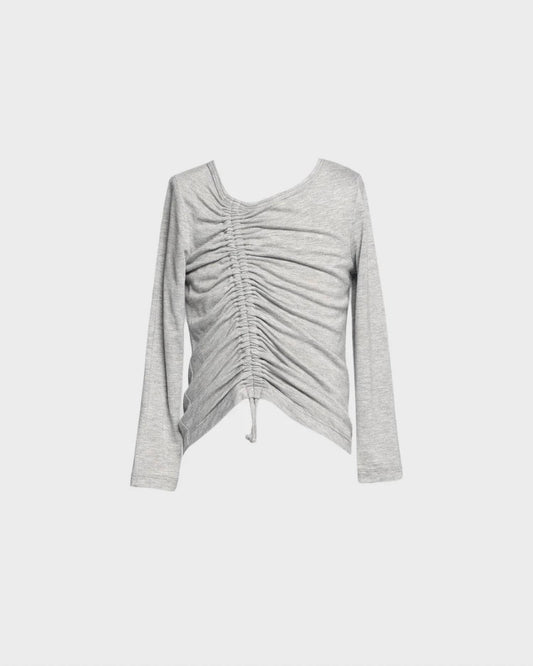 Girls High-Low Hem Asymmetrical Top