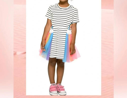 Side Cutout Rainbow Dress