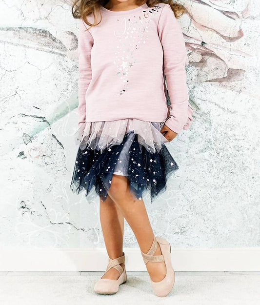 Two-Piece 2 Tone Hanky Hem Set