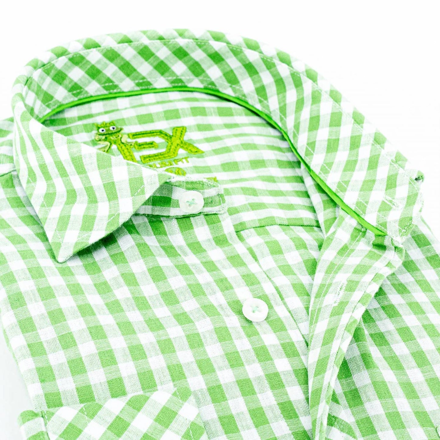 Men's Harvard Yard Frog Linen Shirt