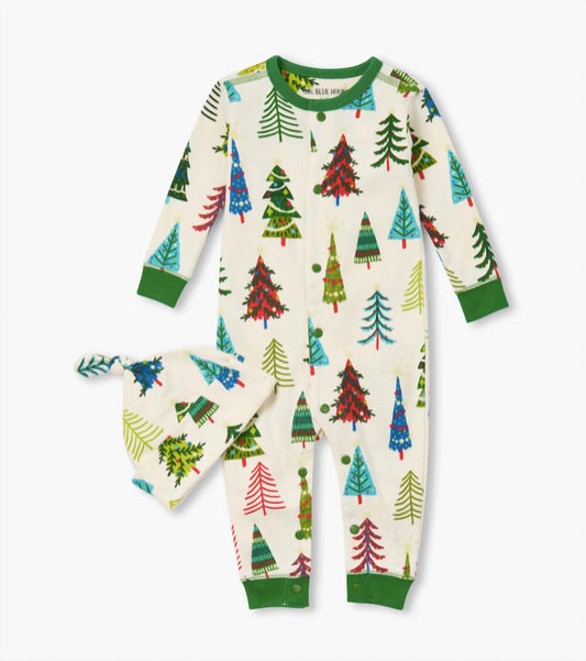 Baby's Pajama Sleeper & Hat