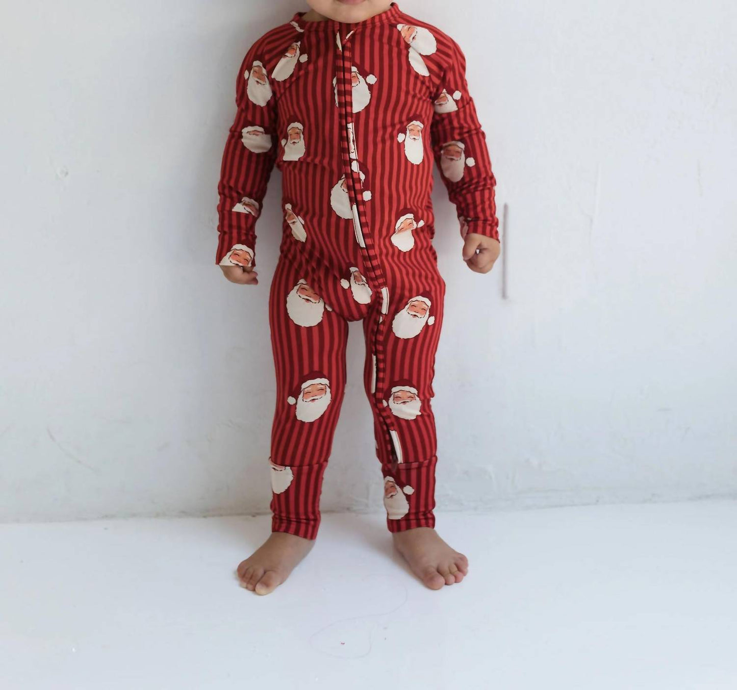Santa Zipper Romper