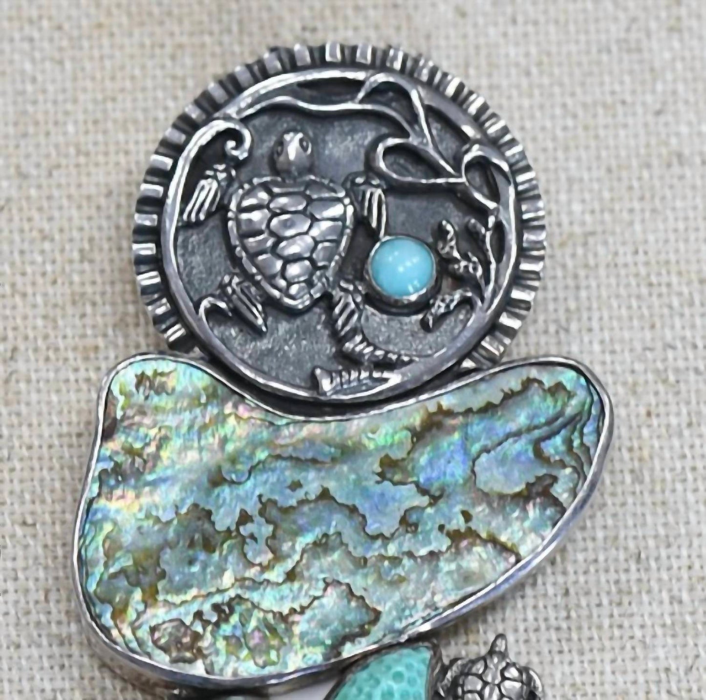 Sea Life Brooch Pendant