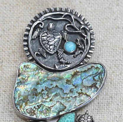 Sea Life Brooch Pendant