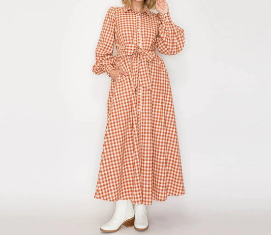 Love Wednesday - Gingham Daydream Maxi Dress - Rack Hunt