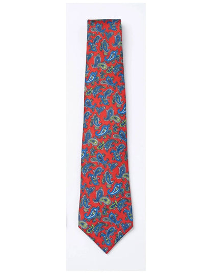 Men's Paisley Print Silk Tie