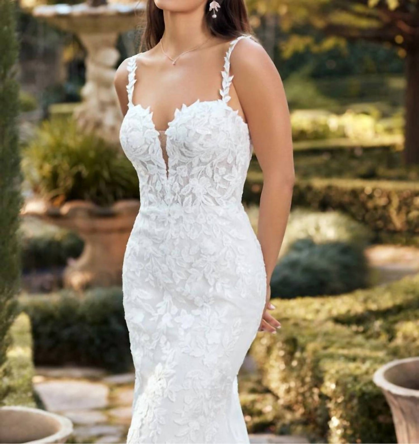 Lace Wedding Dress With Dramatic Train