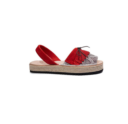 Numa by Spanians - Women's Fringes Wedge Sandal Narrow - Rack Hunt