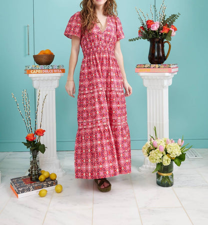 BROOKS AVENUE - Poppy Deep V Maxi Dress - Rack Hunt