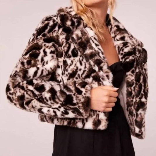 Crop Faux Fur Sweater
