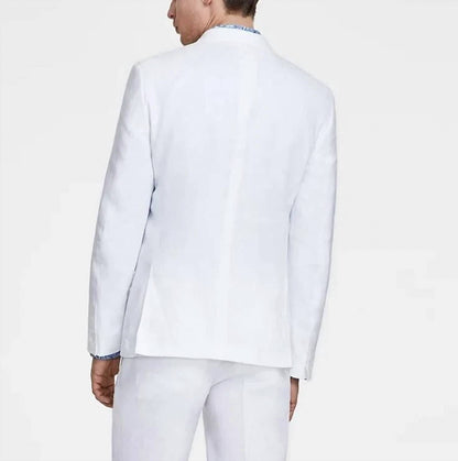 Slim Fit 100% Linen Jacket