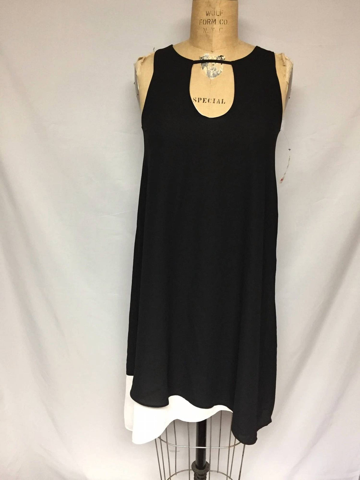 Women's Asymmetric Hem Mini Dress