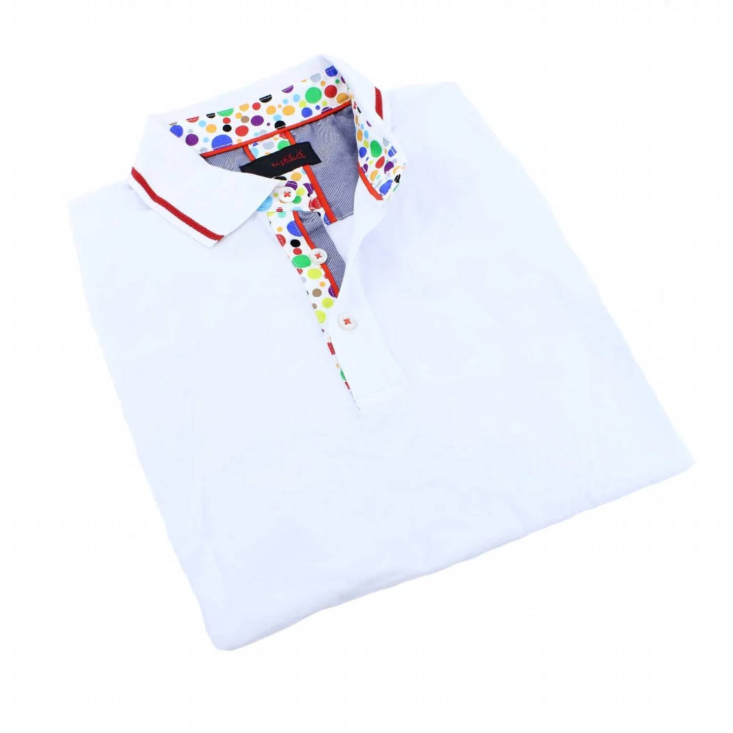Men's Polo Shirt With Colorful Trim