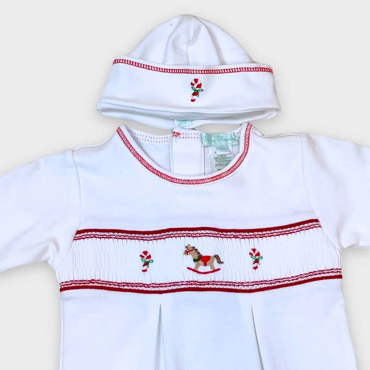 Infant 2pc Christmas Footie With Hat