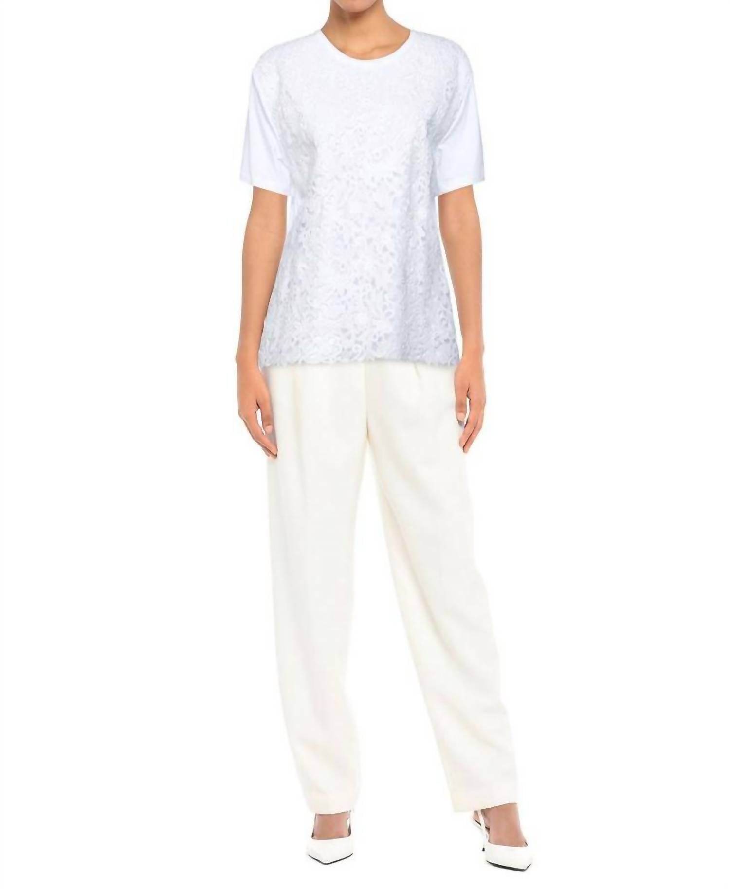 Valentino - Cotton Lace T-shirt - Rack Hunt