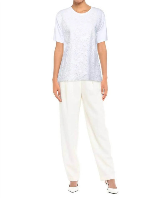 Valentino - Cotton Lace T-shirt - Rack Hunt