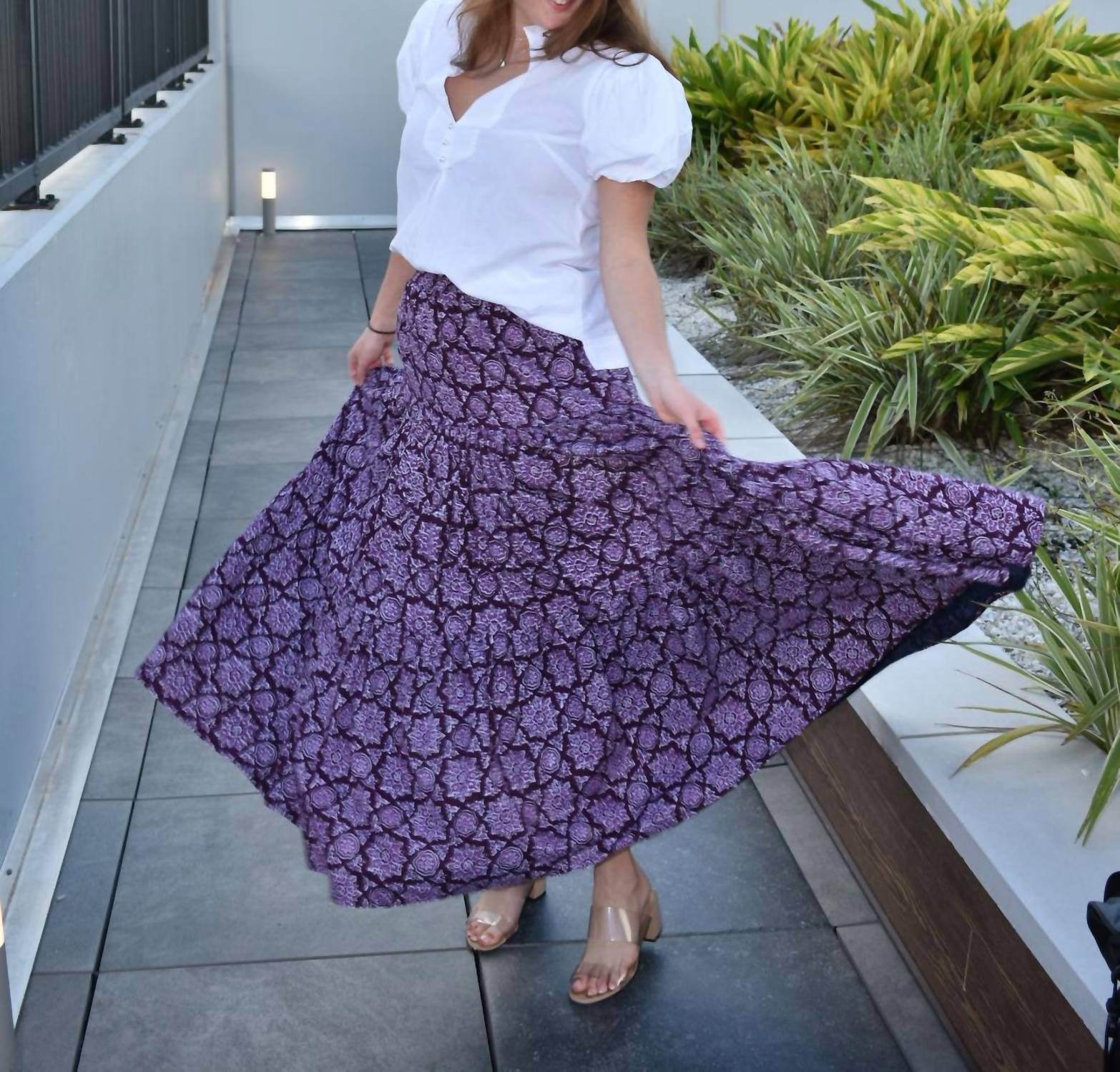 Tarun Fab & Tex - Boho Long Maxi Skirt - Rack Hunt -