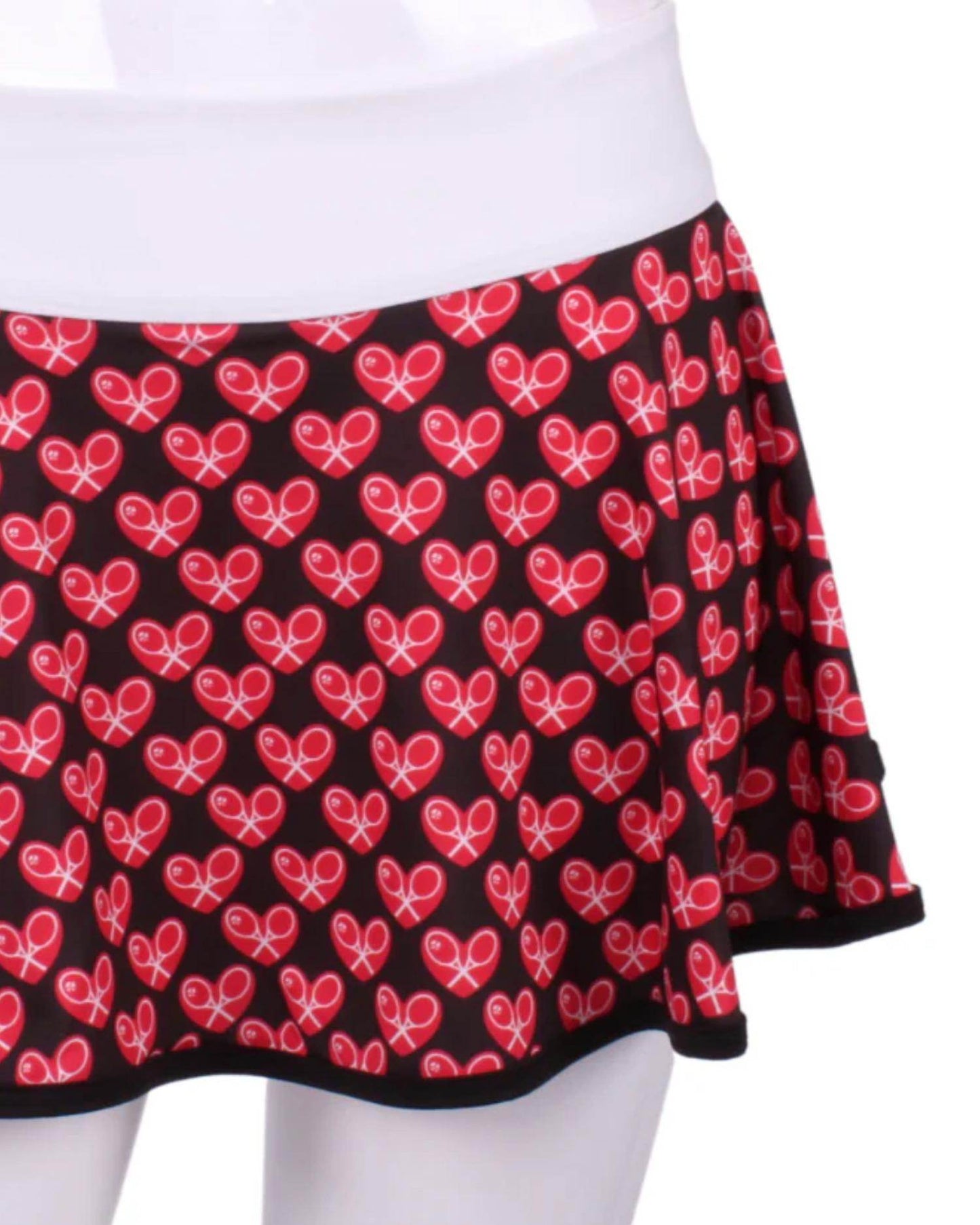 Love Love Tennis - Women's Limited Mini Heart Skirt - Rack Hunt