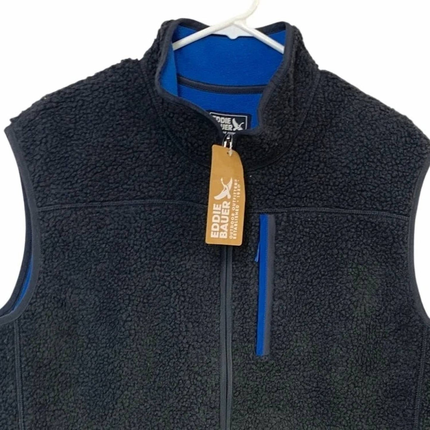 Chilali Faux Shearling Fleece Vest - Big And Tall