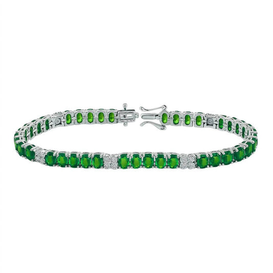 Atlanta Jewelers Supply - Women's Oval Colored Tennis Bracelet - Rack Hunt -