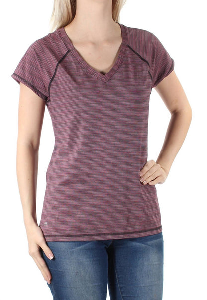 Striped V Neck T-shirt