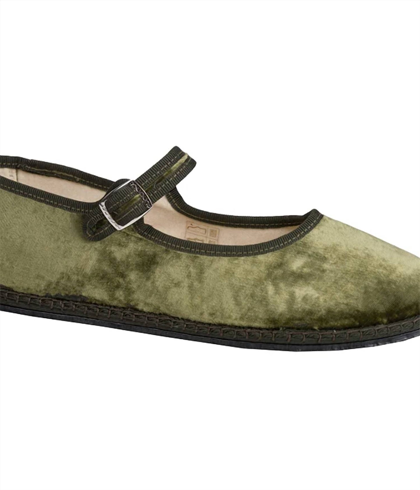 Women's Mary Jane Silk Velvet Shoe