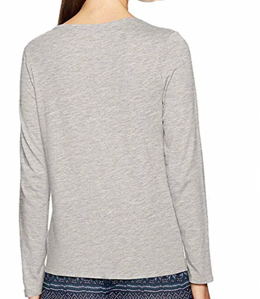 V Neck Cotton Pajama Top