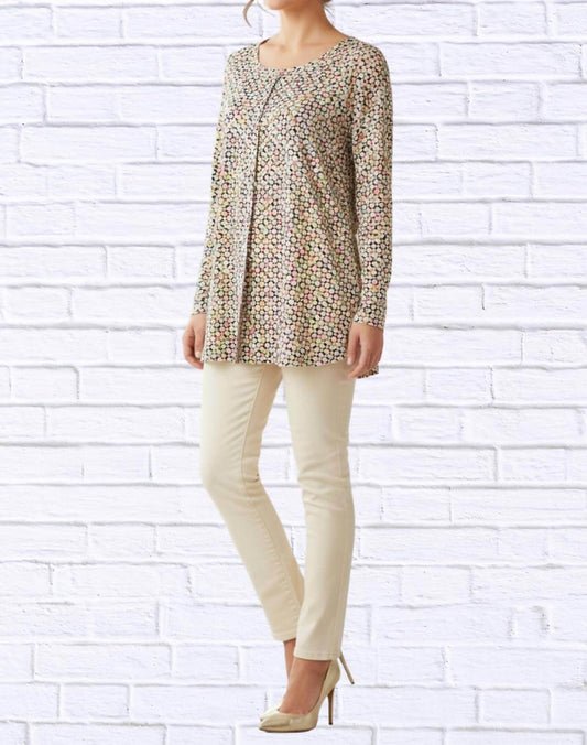 Calypso - Floral Print Woven Blouse - Rack Hunt -