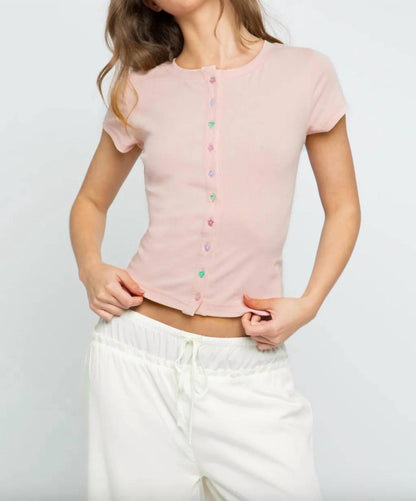 Women's Funky Button Top