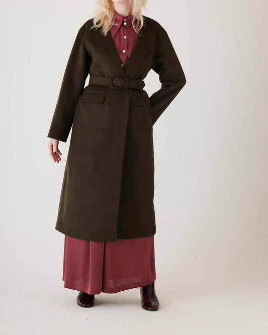 Rose Velvet - Nima Wool Blend Coat - Rack Hunt -