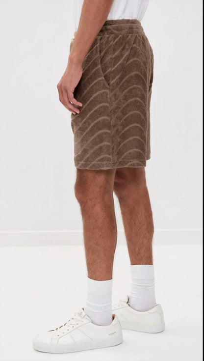Augusto Cotton Blend Fibra Jacquard Short