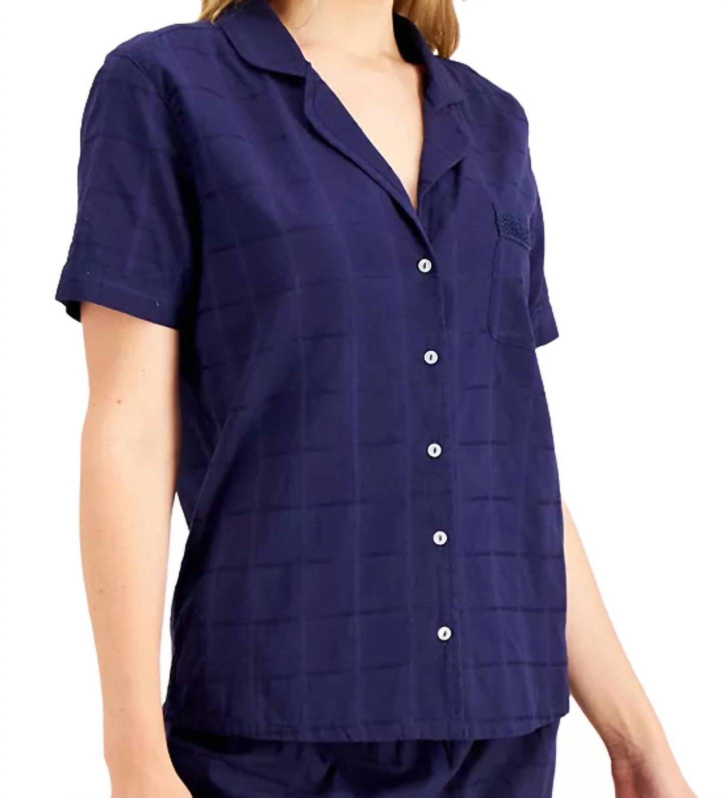 Short-sleeve Pajama Top