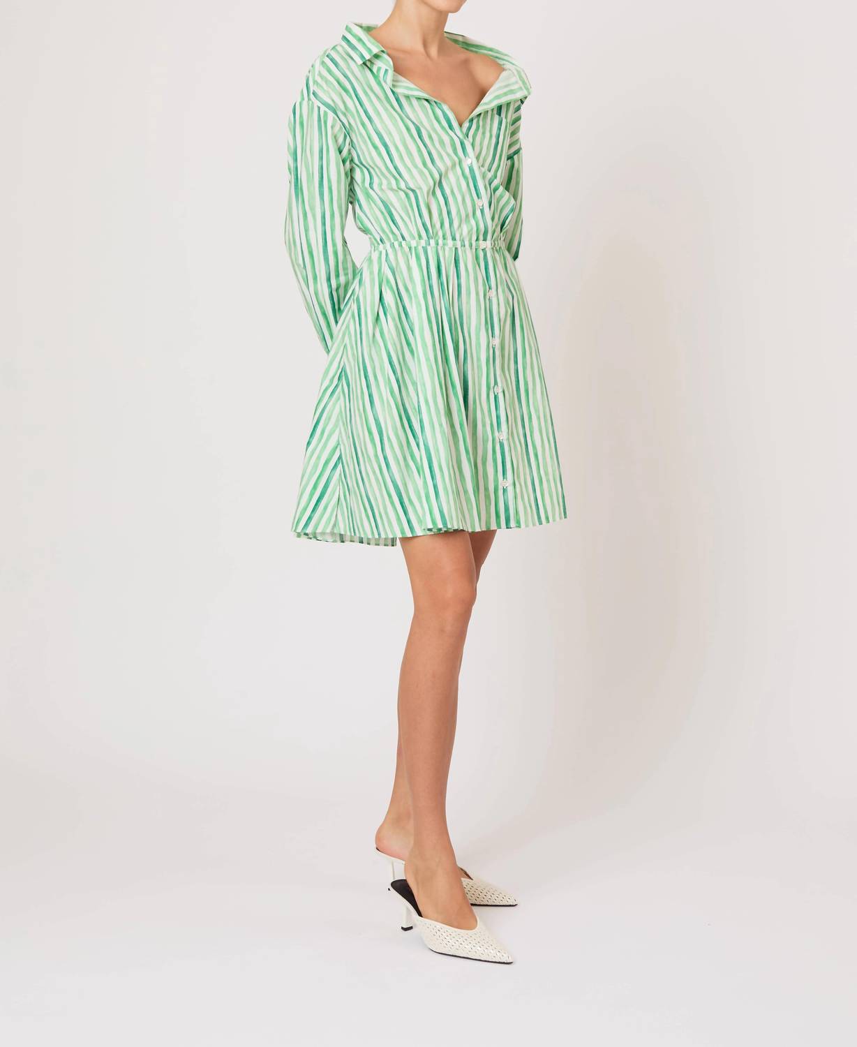 Falling Off The Shoulder Mini Dress