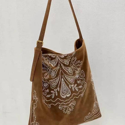 Women's Boho Embroidered Shoulder Bag