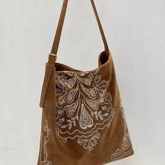 Women's Boho Embroidered Shoulder Bag