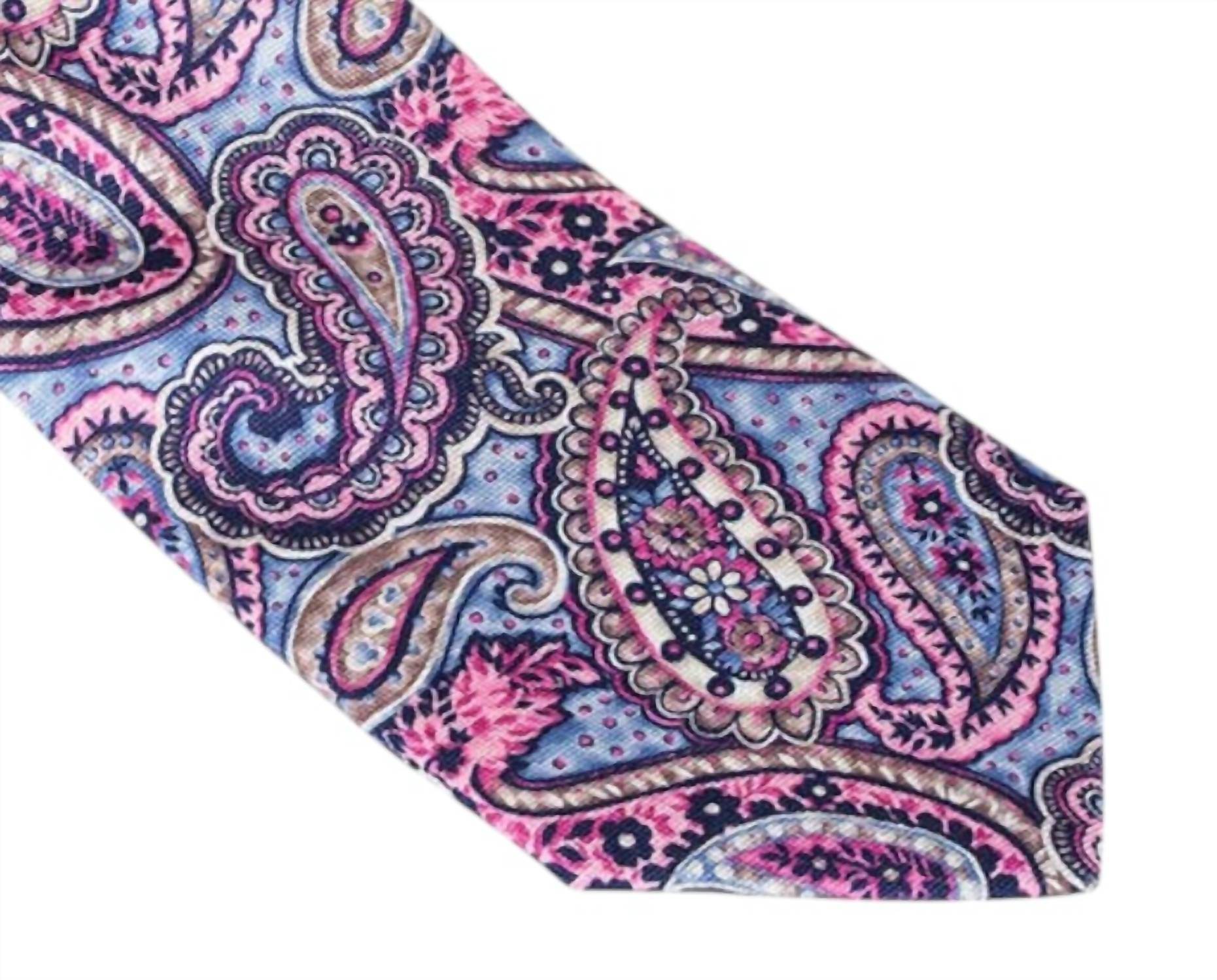 R. Hanauer - Men's Bernadette Paisley Necktie - Rack Hunt -