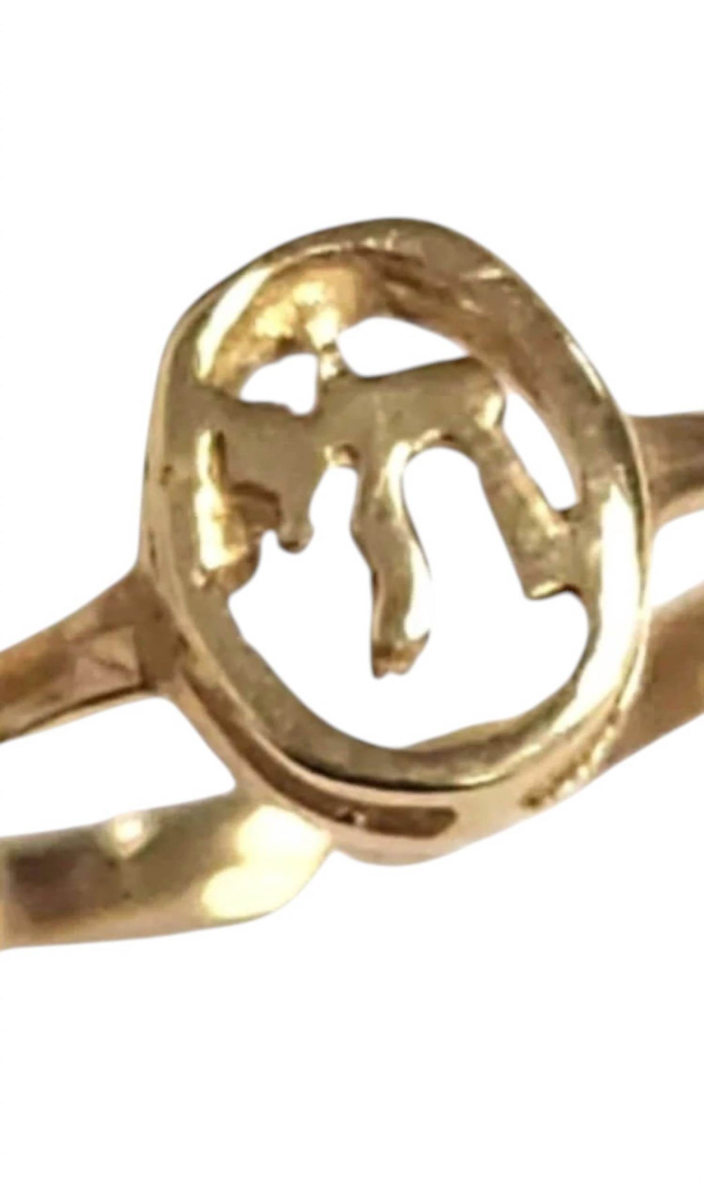 Bareket Fine Jewelry - 14k yellow gold Chai Oval Signet - Rack Hunt -