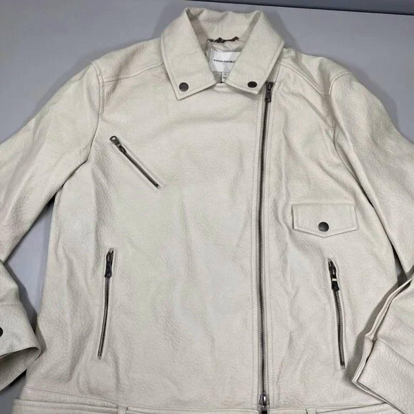 Women's Vegan Faux Leather Moto Jacket