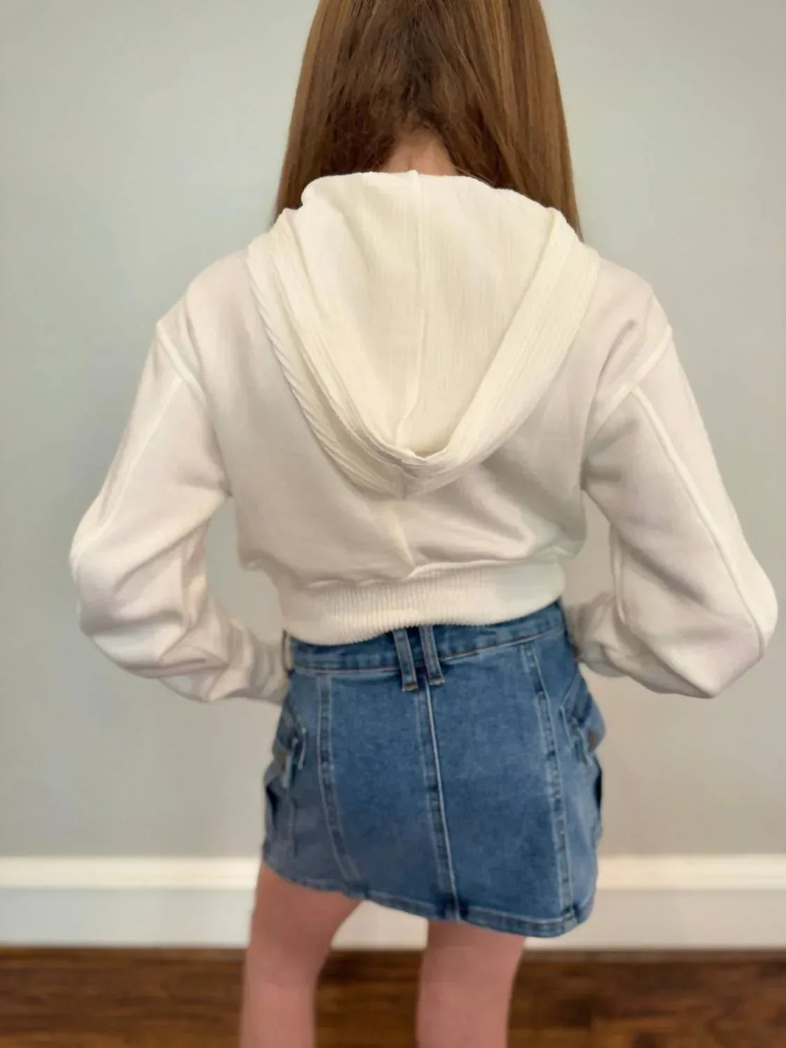 Love Daisy - Girls' Crop Hoodie Sweater - Rack Hunt