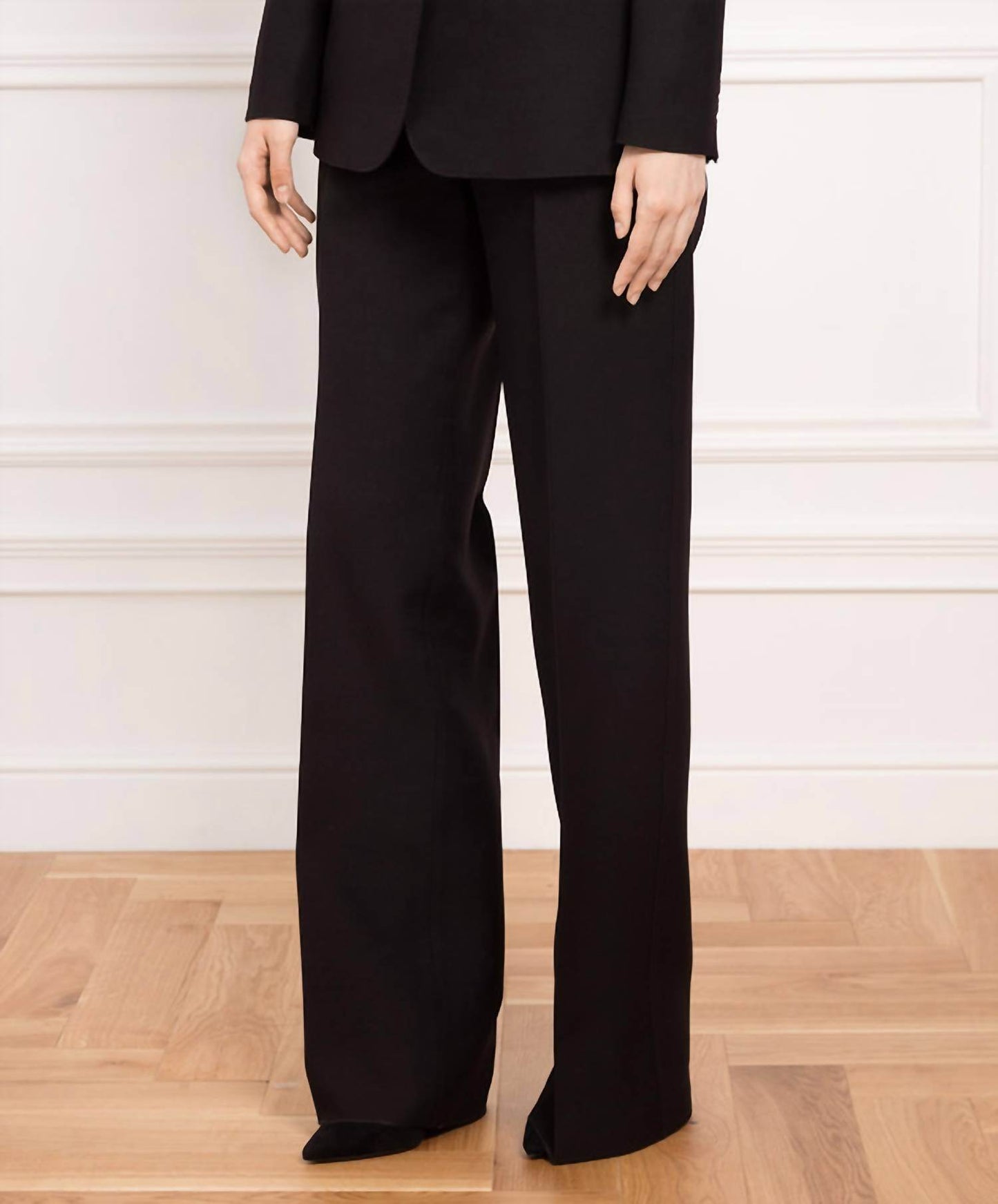 Valentino - Wool And Silk Loose Fit Trousers - Rack Hunt -