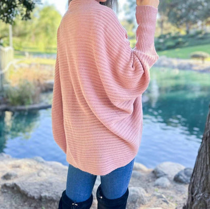 Shrug Ribbed Knit Cardigan
