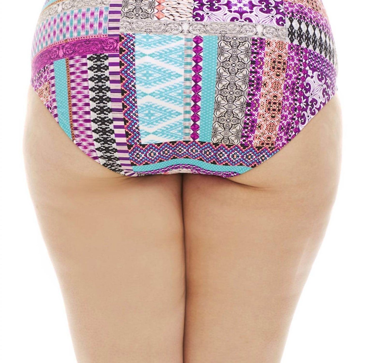 Raisins - Women's Curve Keyhole Havana Tankini Bottom - Plus - Rack Hunt -