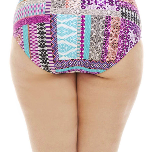 Raisins - Women's Curve Keyhole Havana Tankini Bottom - Plus - Rack Hunt -