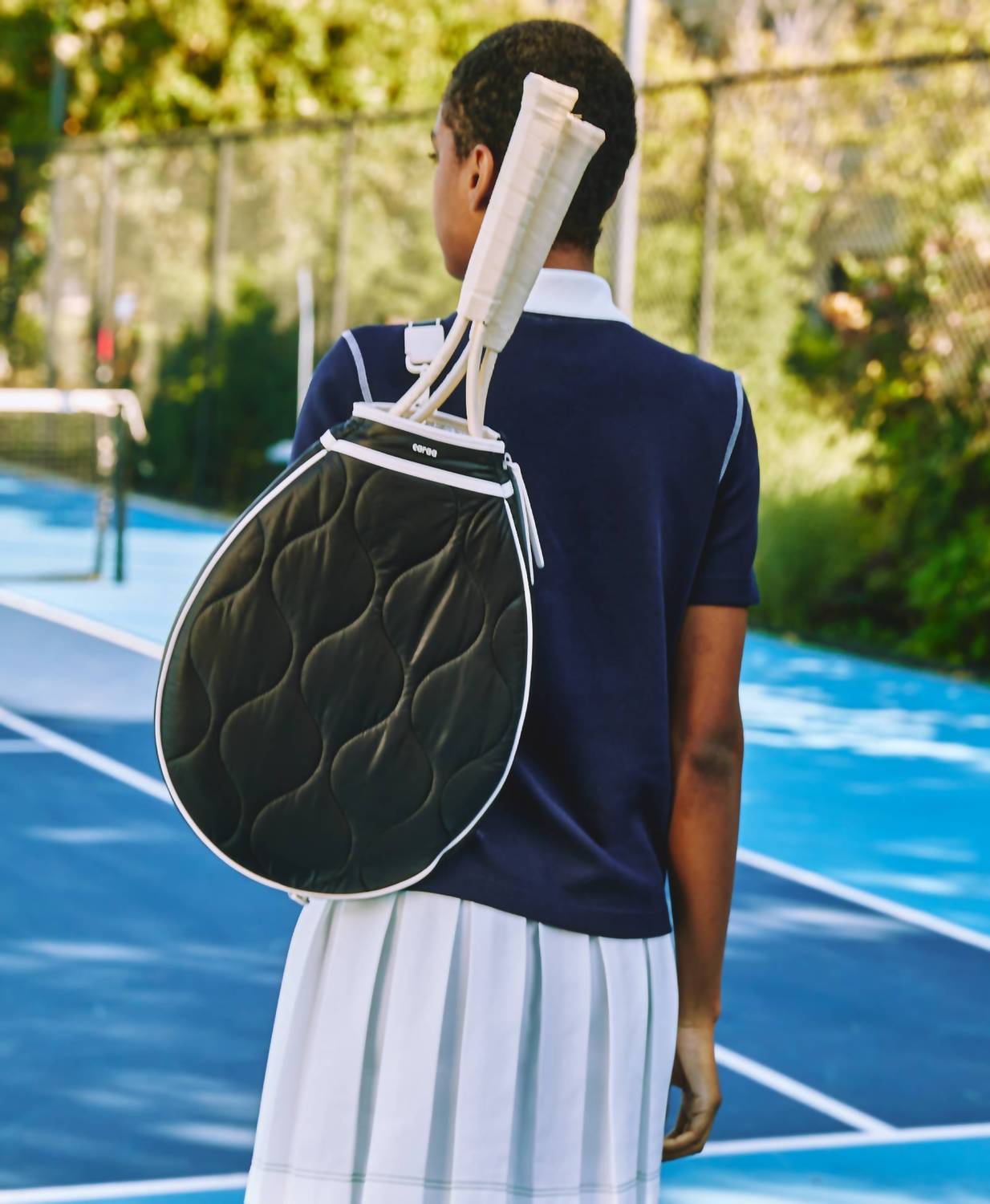 Tennis Quilted Sling Handbag