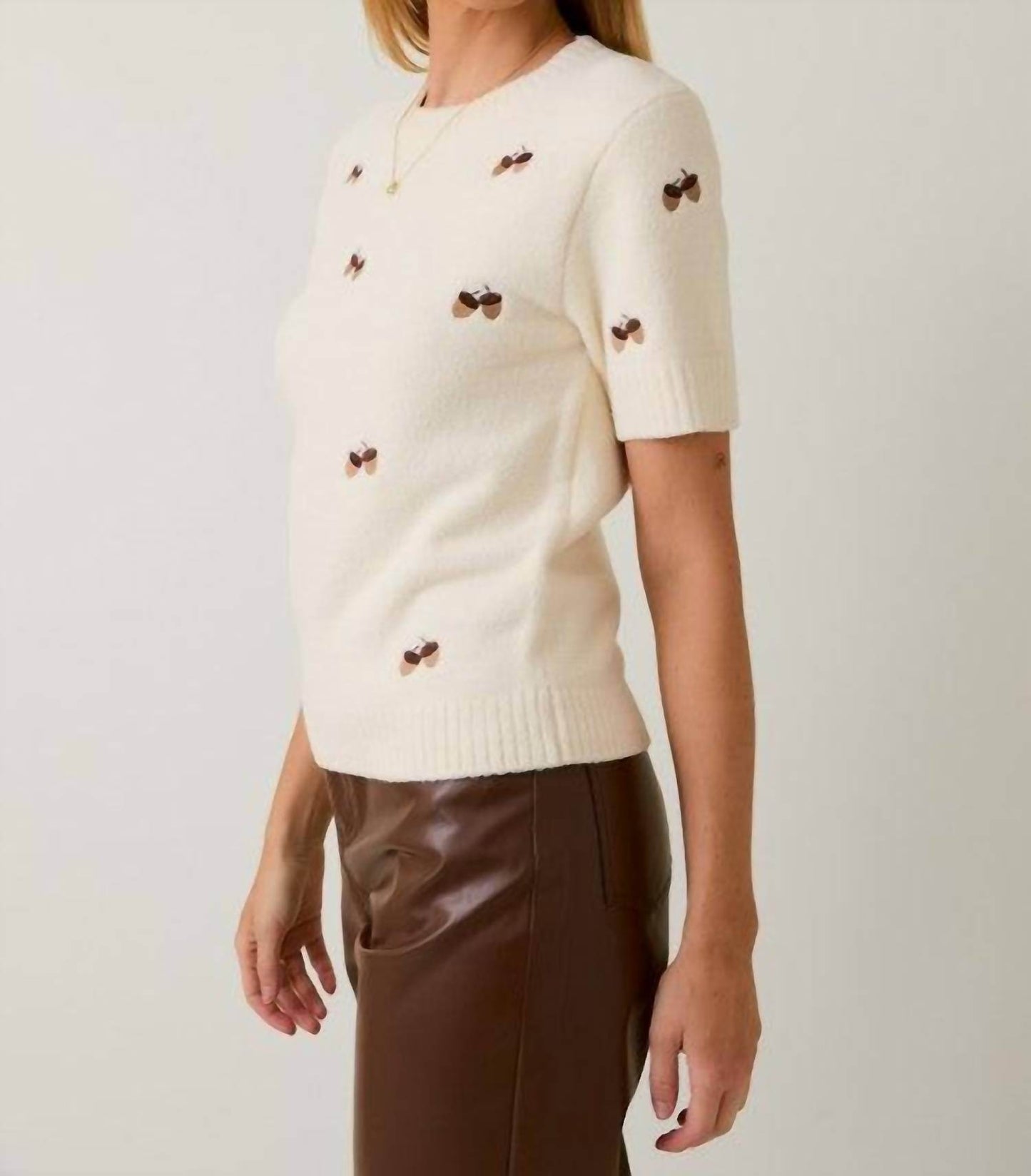 Sunday Edition - Acorn Short Sleeve Sweater - Rack Hunt -